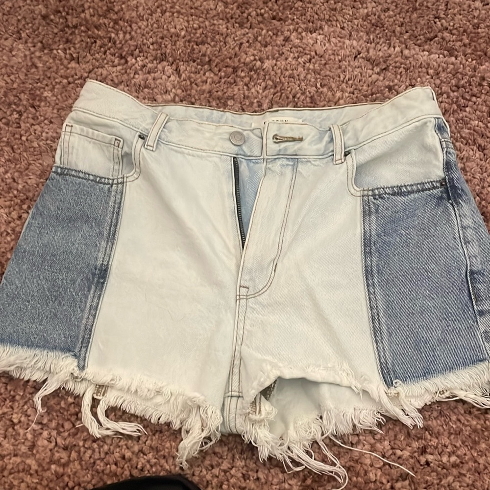 pacsun colour block shorts